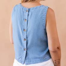Load image into Gallery viewer, Summer Blues Crop