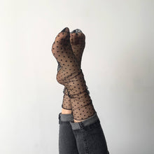 Load image into Gallery viewer, Maëva Black Socks