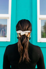 Load image into Gallery viewer, Cream Velvet Scrunchie