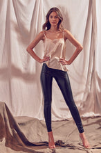 Load image into Gallery viewer, Do I Have Your Attention Leather Pants - Love and Neutrals