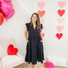 Load image into Gallery viewer, Good Mood Black Dress - Love and Neutrals