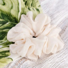 Load image into Gallery viewer, Pearl Oversized Satin Scruchie