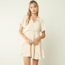 Load image into Gallery viewer, Short Story Dress - Love and Neutrals