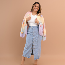 Load image into Gallery viewer, Rainbow Heart Cardigan
