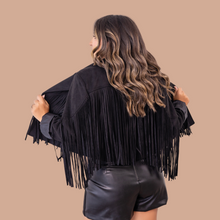 Load image into Gallery viewer, Cambria Fringe Jacket
