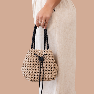 Espresso Weave Mini Tote