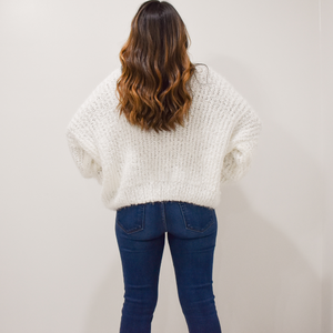 White Christmas Sweater - Love and Neutrals