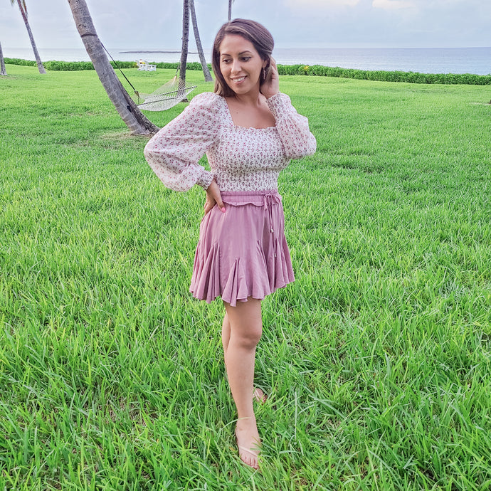 Heidi Floral Top - Love and Neutrals