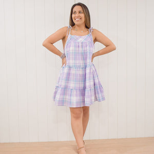 Hop To It Plaid Dress - Love and Neutrals