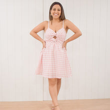 Load image into Gallery viewer, Emma Gingham Dress - Love and Neutrals
